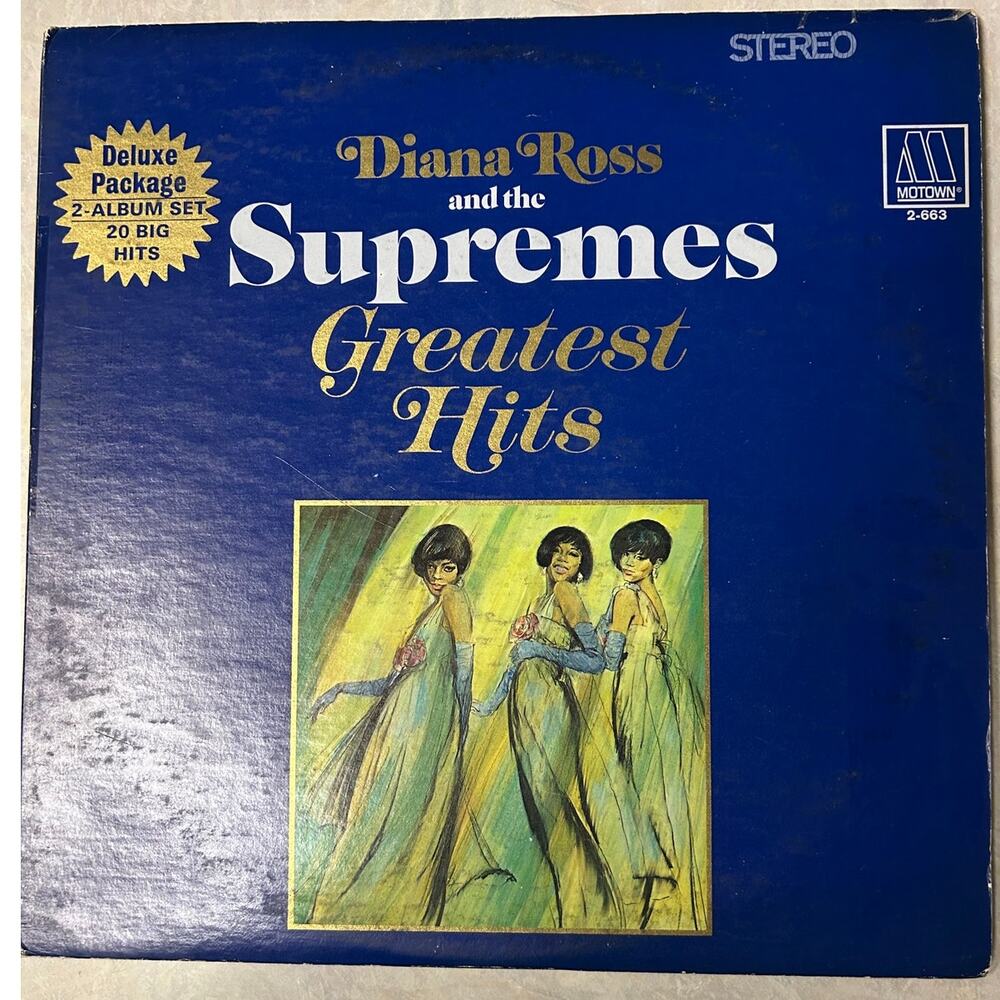 Vintage Diana‎ Ross and the Supremes Greatest Hits 2 Album Set
